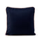 Happy Friday Piping felt Decorative cushion cover 50x50 cm Navy
