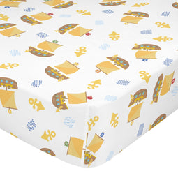 Happy Friday Pirate ship Fitted sheet cot