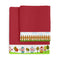 Happy Friday Piggys Towel set Pack of 2 Red