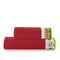 Happy Friday Piggys Towel set Pack of 2 Red