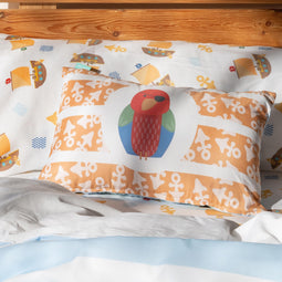 Happy Friday Cushion cover Pirate ship 50x30 cm Multicolor