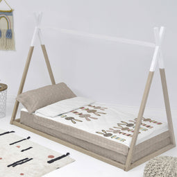 Happy Friday Rabbit family Nordic sack