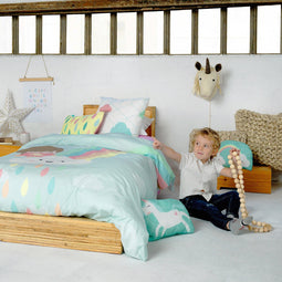 Happy Friday Rainbow Duvet cover set 2 piece