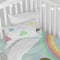 Happy Friday Rainbow Duvet cover set cot 2 piece