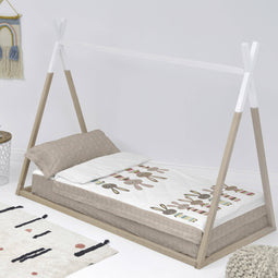 Happy Friday Rabbit family Nordic sack