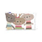 Happy Friday Rabbit family Cushion cover 50x30 cm