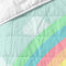 Happy Friday Rainbow Bedspread