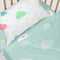 Happy Friday Rainbow Sheet set cot 2 piece