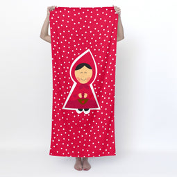 Happy Friday Red Riding Towel 70x150 cm