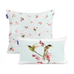 Happy Friday Sakura Cushion cover 50x50 + 50x30 cm