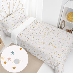 Happy Friday Saturn Duvet cover set 2 pieces