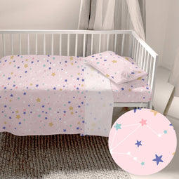 Happy Friday Sheet set 2 pieces Sky stars 120x180 cm (Cot bed) Multicolor