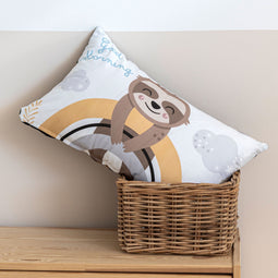 Happy Friday Sleepy sloth Cushion cover 50x30 cm