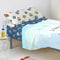 Happy Friday Son avion Fitted sheet
