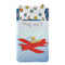 Happy Friday Son avion Sheet set cot 2 piece