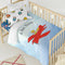 Happy Friday Son avion Duvet cover set cot 2 piece