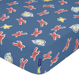Happy Friday Son avion Fitted sheet cot