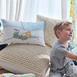 Happy Friday Cushion cover Son monde 50x30 cm Multicolor