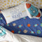Happy Friday Space rocket Fitted sheet
