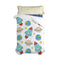 Happy Friday Space rocket Fitted sheet