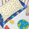 Happy Friday Space rocket Fitted sheet cot