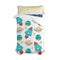 Happy Friday Space rocket Duvet cover set 2 piece