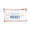 Happy Friday Space rocket Cushion cover 50x30 cm
