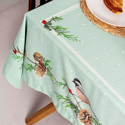 Happy Friday Sparrow Tablecloth