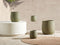Beliani LIVADIA - Flowerpot - Green - Fiber clay