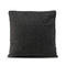 Happy Friday Square felt Decorative cushion cover 50x50 cm Black