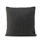 Happy Friday Square felt Decorative cushion cover 50x50 cm Black