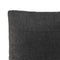Happy Friday Square felt Decorative cushion cover 50x50 cm Black