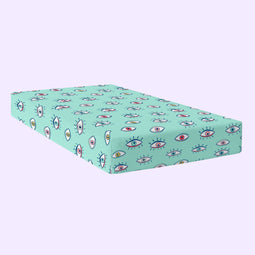 Happy Friday Fitted sheet Stare 180x200x32 cm (Superking) Multicolor