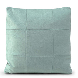 Happy Friday Square felt Decorative cushion cover 50x50 cm Dark turquoise