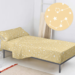 Happy Friday Sheet set 2 pieces Star sign 160x270 cm (Single) Multicolor