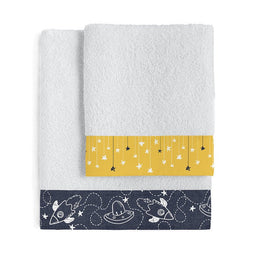 Happy Friday Starspace Towel set Pack of 2