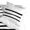 Happy Friday Stripes Pillow cover