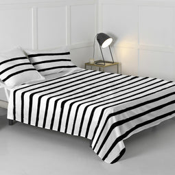 Happy Friday Stripes Bed sheet