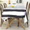 Happy Friday Stripes Tablecloth