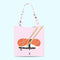 Happy Friday Sushi Tote bag 43x42 cm