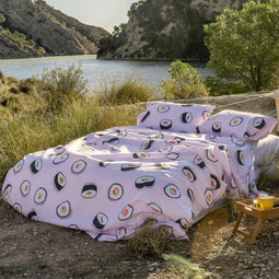 Happy Friday Duvet cover Sushi 200x200 cm (Double) Multicolor