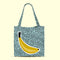 Happy Friday Sweet banana Tote bag 43x42 cm