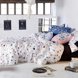 Happy Friday Terrazzo Duvet cover