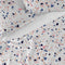 Happy Friday Terrazzo Bed sheet