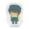 Happy Friday Train Cushion 40x30 cm