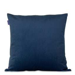 Happy Friday Velvet Decorative cushion cover 45x45 cm Navy