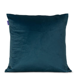 Happy Friday Velvet Decorative cushion cover 45x45 cm Dark turquoise
