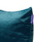 Happy Friday Velvet Decorative cushion cover 45x45 cm Dark turquoise