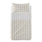 Happy Friday Vichy Sheet set cot 2 piece Beige