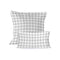 Happy Friday Pillow cover infantiles Vichy grey 80x80 cm Grey